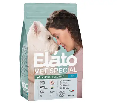 Elato Holistic Vet Special Hypoallergenic сухой корм для взрослых собак всех пород с рыбой для собак